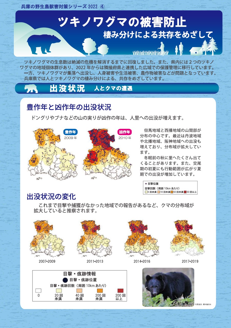 ツキノワグマの被害防止